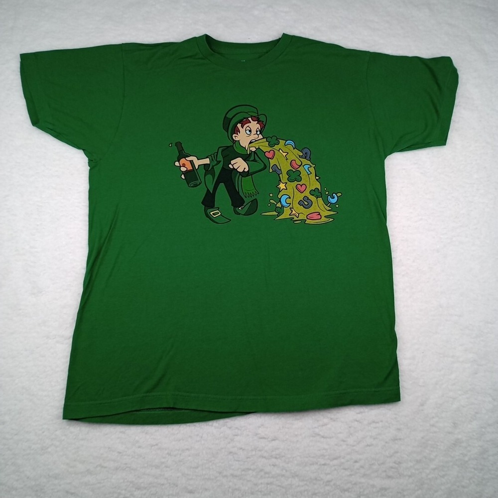 Unisex Large Ann Arbor "Lucky The Leprechaun"‎ Tossing Cookies Size Large